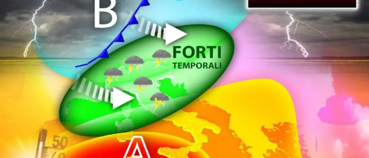 Meteo, Italia spaccata in due fra nubifragi e caldo africano