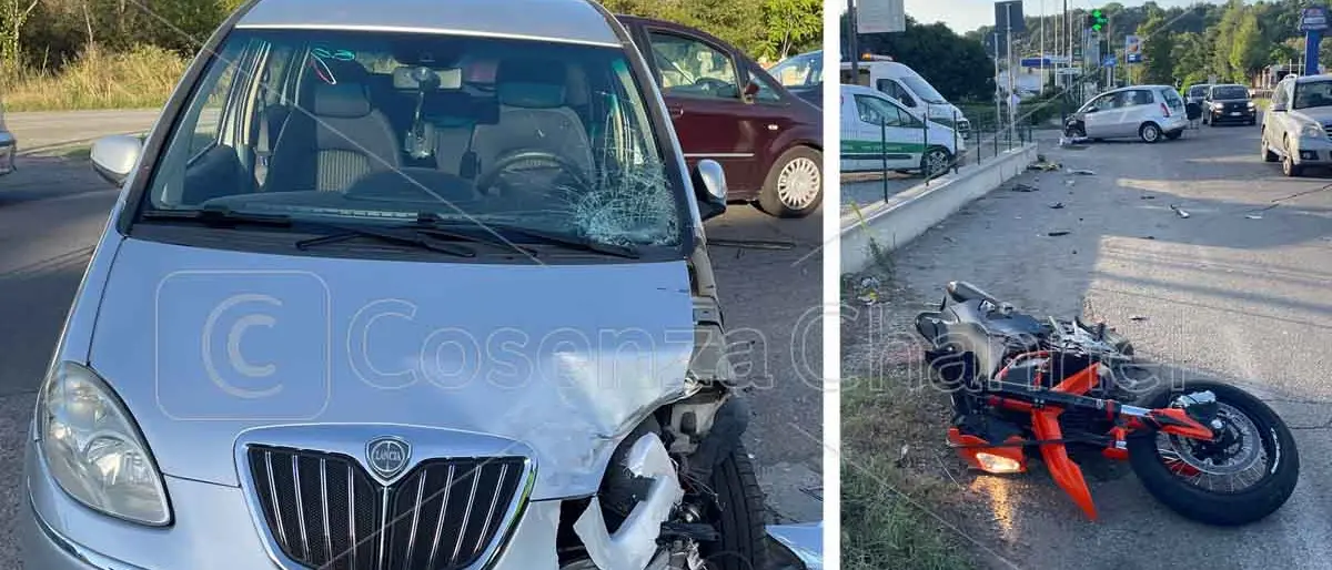 Amputata la gamba al centauro ferito in un incidente a Rende: è ancora in pericolo di vita