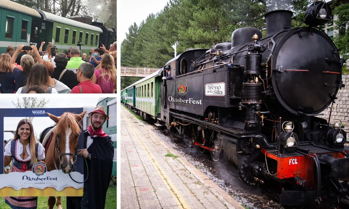 Il Treno della Sila sarà per tutte le domeniche di Settembre il Treno dell'OktoberFest Calabria