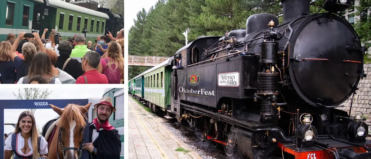 Il Treno della Sila sarà per tutte le domeniche di Settembre il Treno dell'OktoberFest Calabria