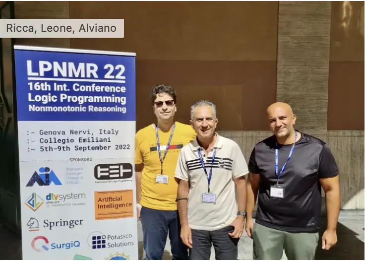 Unical, il dipartimento di Matematica e Informatica premiato a Genova al convegno sull'intelligenza artificiale