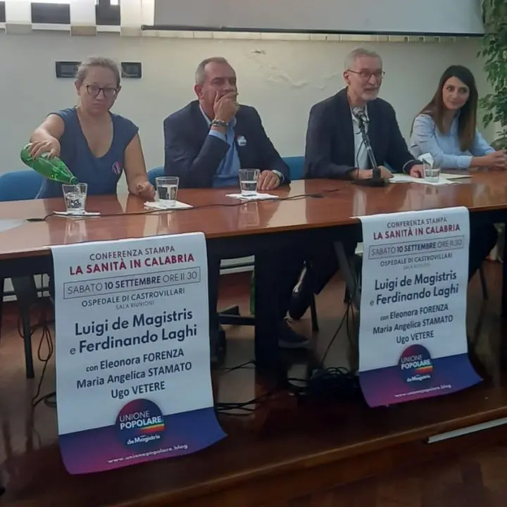 De Magistris a Castrovillari sulla sanità: «Dalla parte dei più deboli»