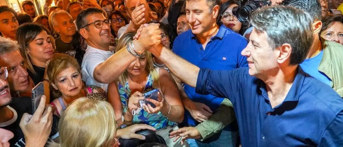 Elezioni 2022, Conte: «Al Sud Movimento 5 Stelle primo partito»