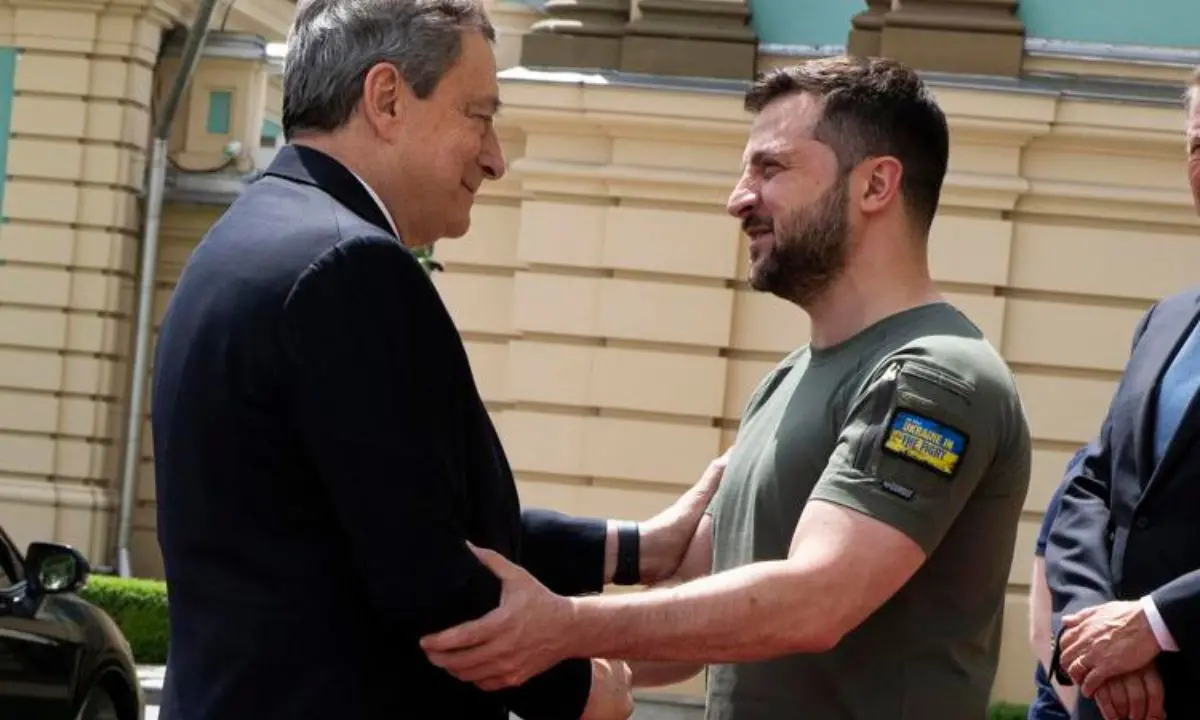 Draghi telefona a Zelensky: «Referendum illegali, Italia non riconosce esito»
