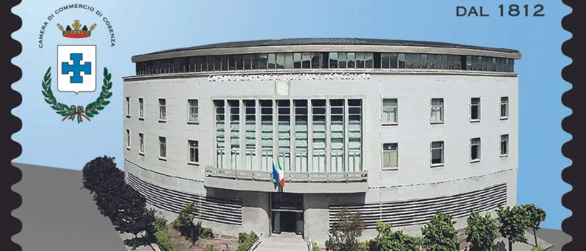 Un francobollo per il 210° anniversario della Camera di Commercio di Cosenza