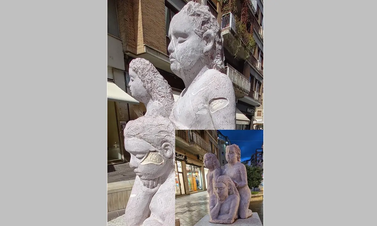Cosenza, chi ha staccato due pezzi alla statua del Mab? Sfregiata l'opera dell'artista Mafai