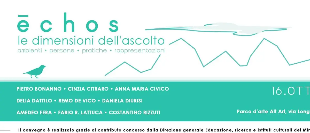\"Ēchos\", le dimensioni dell'ascolto: il 16 ottobre al Parco d'arte Alt Art di Rende