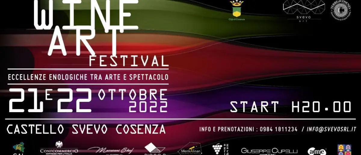 Cosenza, al Castello Svevo la quarta edizione di WineArt Festival
