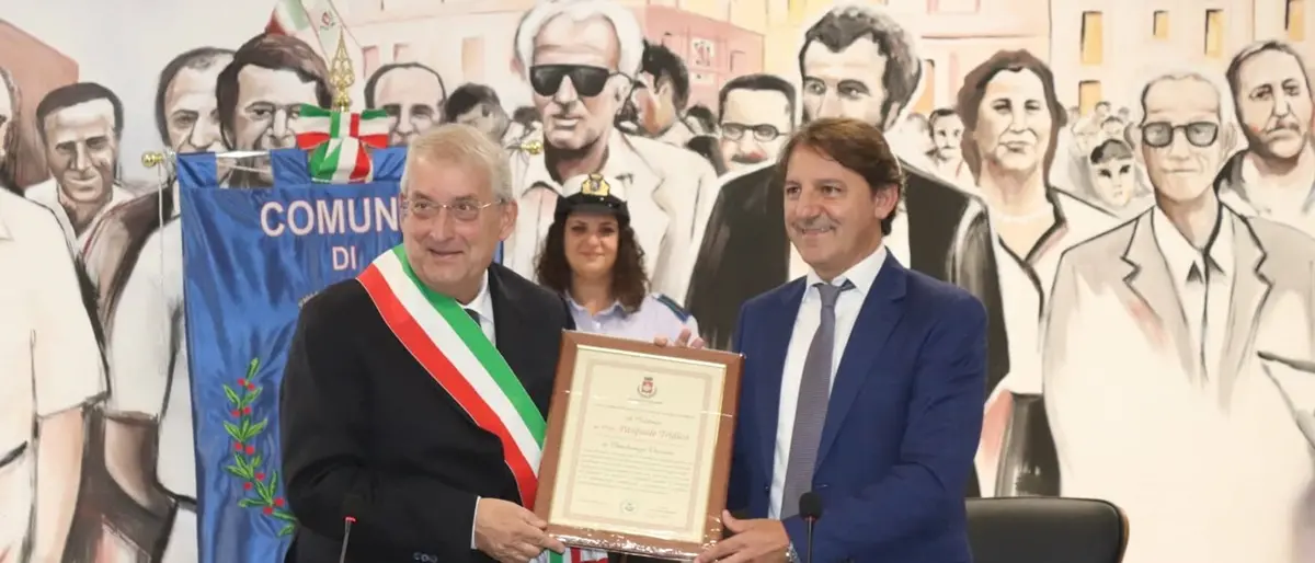 Diamante, conferita la cittadinanza onoraria al presidente dell'Inps Tridico