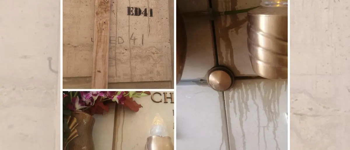 Rende, liquido maleodorante fuoriesce da una bara al cimitero. La denuncia del M5S