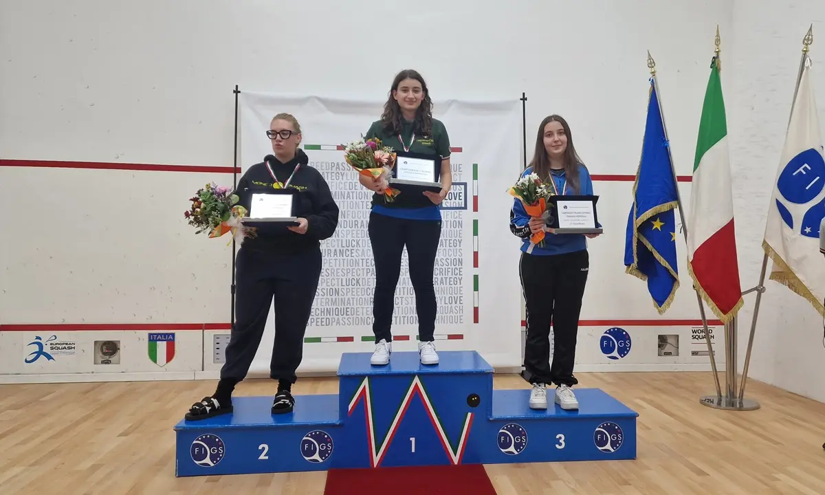 Squash, l'atleta cosentina Flavia Miceli è campionessa italiana giovanile