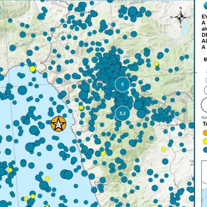 Terremoto in mare a Scalea e vulcani sottomarini: c'è correlazione? Ecco cosa dice un ricercatore dell'Ingv