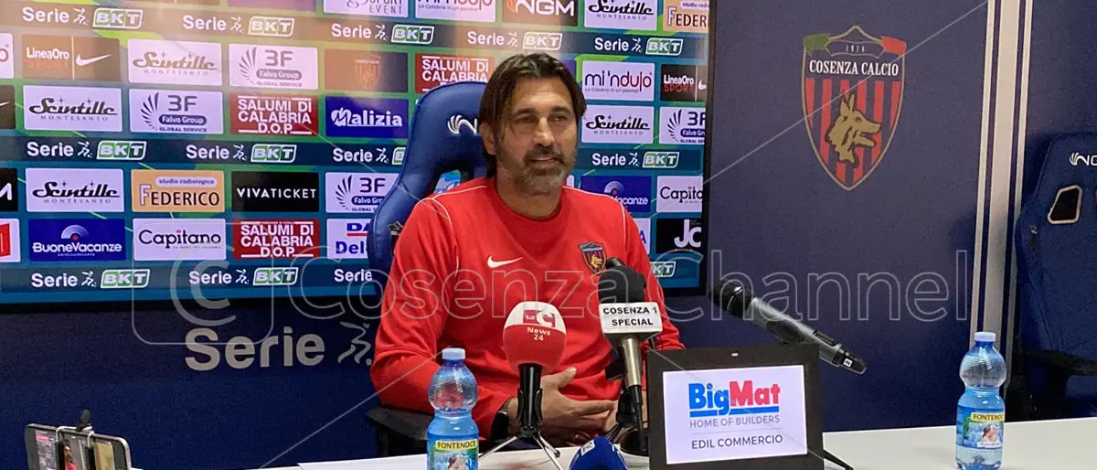 Cosenza, Rispoli in forte dubbio. Viali: «Nessun alibi, siamo in crescita»