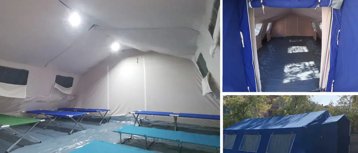 Cosenza, tendone dell'accoglienza alla Comunità di Casa San Francesco