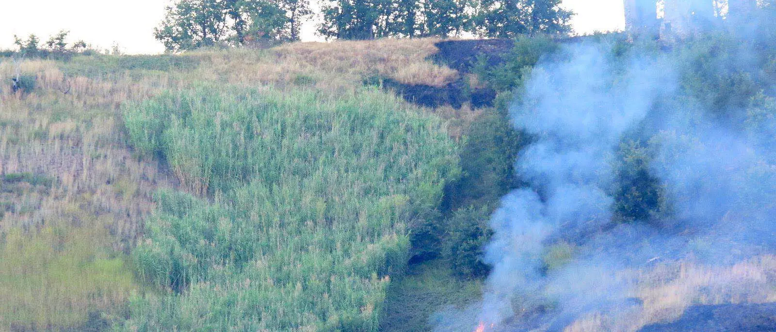 Incendio a Castrolibero, paura tra i residenti [FOTO]
