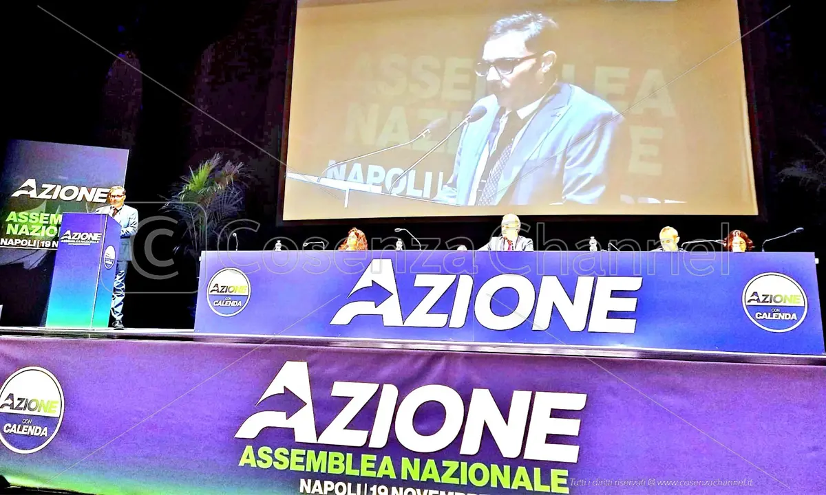 Assemblea nazionale di Azione a Napoli, c'era anche la delegazione cosentina