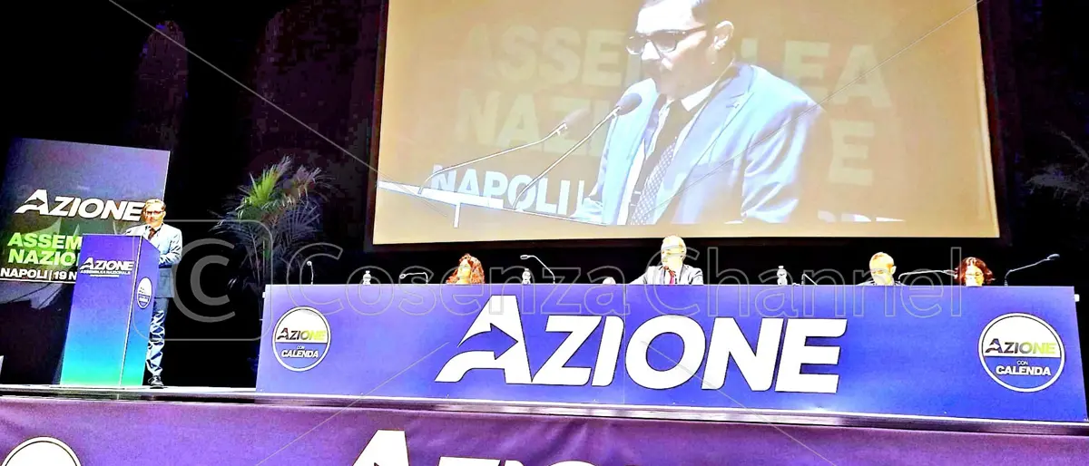 Assemblea nazionale di Azione a Napoli, c'era anche la delegazione cosentina