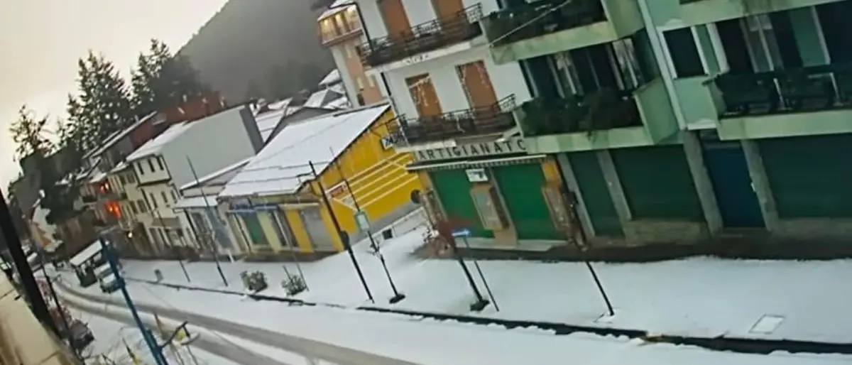 Maltempo in Calabria, prime nevicate sulla Sila cosentina