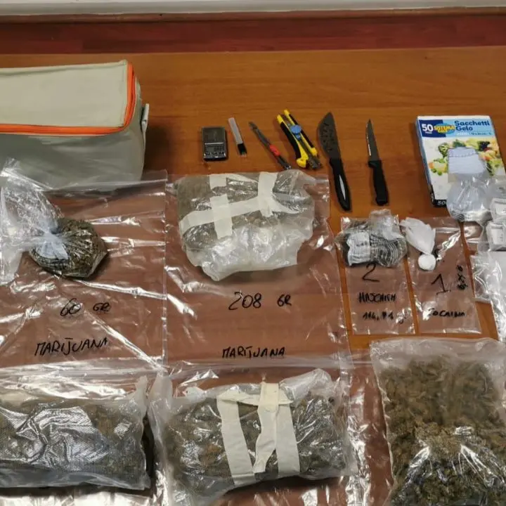 Corigliano Rossano, un chilo e mezzo di droga nascosto nella borsa frigo