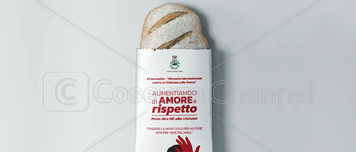 Giornata contro la violenza sulle donne, a Praia un involucro di carta per fermare l'odio