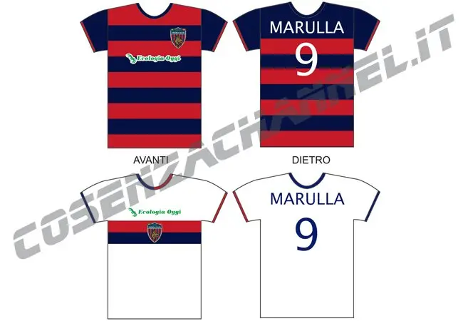 Cosenza, nuove maglie in stile Barcellona e Genoa