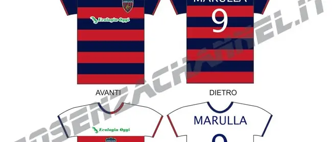 Cosenza, nuove maglie in stile Barcellona e Genoa