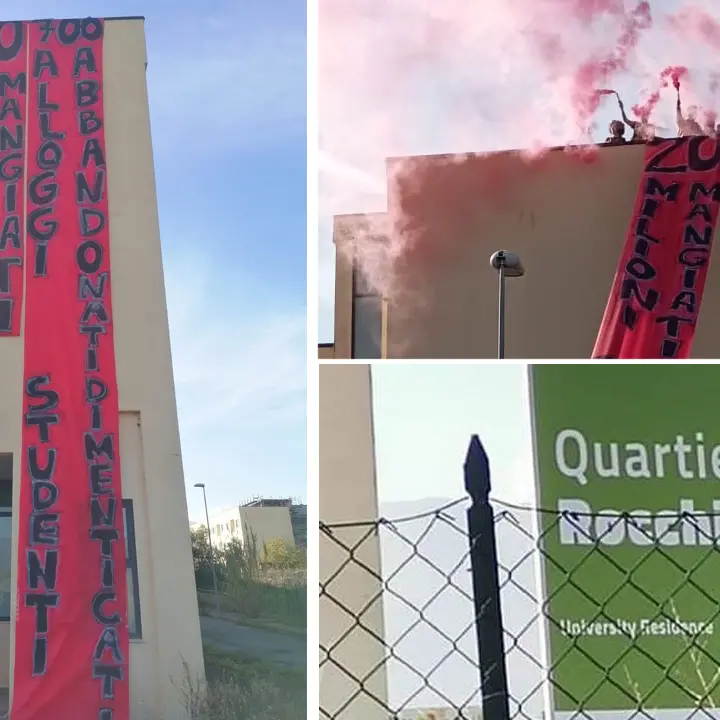 Unical, studenti e attivisti occupano il residence di Contrada Rocchi