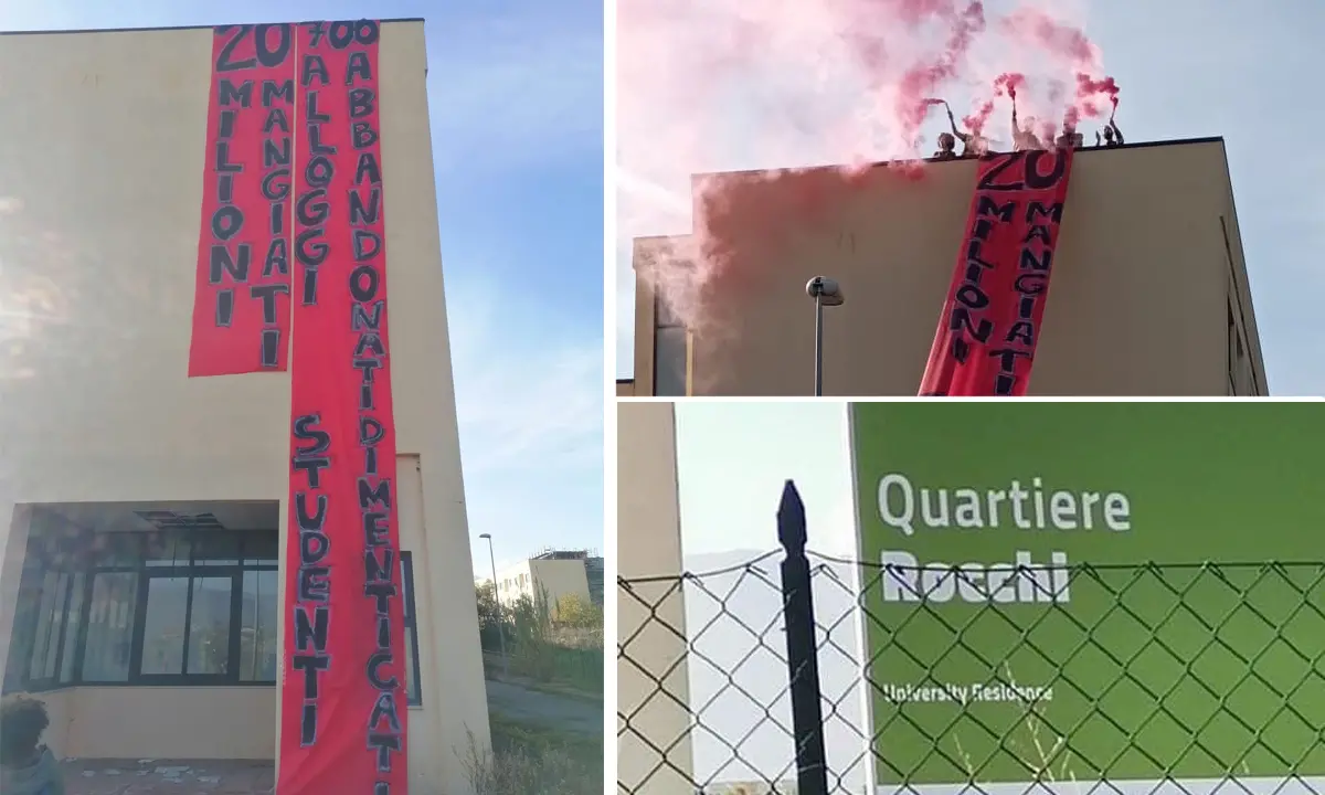 Unical, studenti e attivisti occupano il residence di Contrada Rocchi