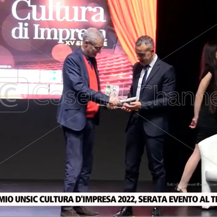 Cultura d'impresa, il nostro network premiato all'Unical per comunicazione e legalità | VIDEO