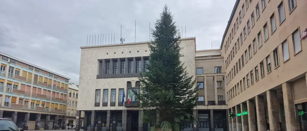 Tutto pronto per l’accensione dell’albero a Cosenza aspettando i soldi (promessi) per Capodanno