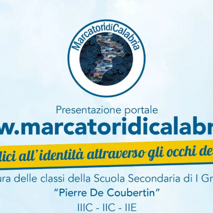 \"Marcatori di Calabria\", nasce il portale a cura degli studenti della scuola \"De Coubertin\" di Rende: presentazione a Catanzaro