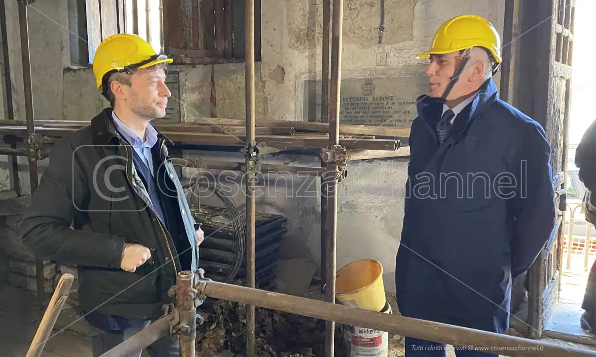 Cosenza, aperto il primo cantiere di Agenda Urbana nel centro storico | VIDEO
