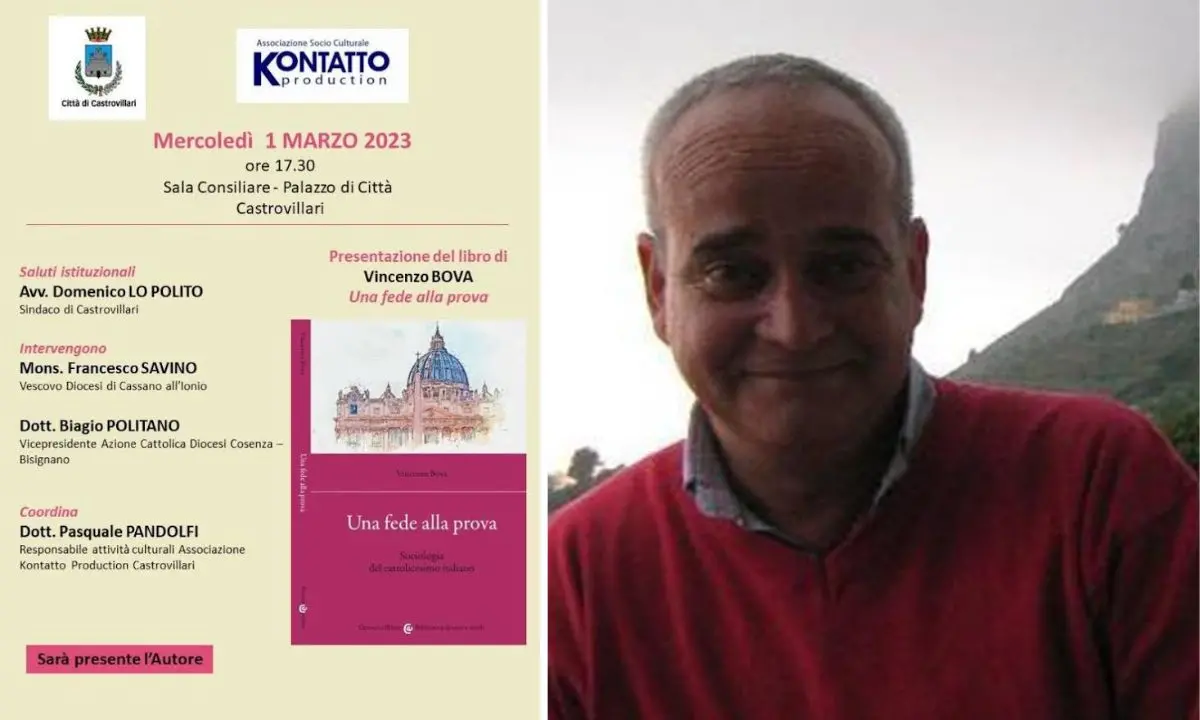 Una fede alla prova, Bova presenta il suo libro a Castrovillari