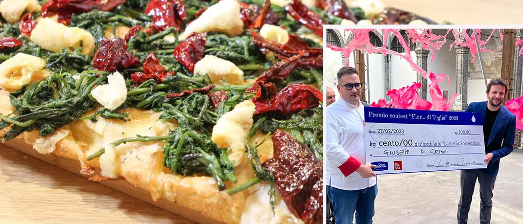 Giuseppe Di Gaetani vince il contest \"Fior... di teglia 2022\" e viene incoronato a Napoli
