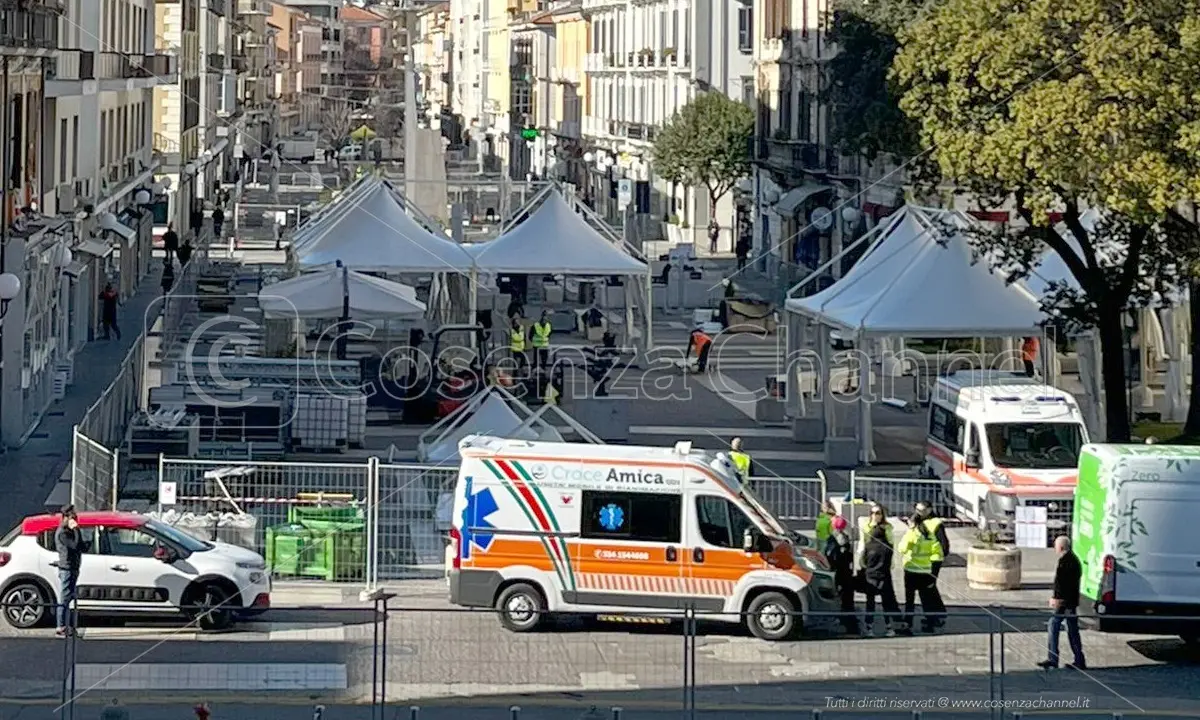 Villaggio Coldiretti, come si trasforma il centro di Cosenza in vista del grande evento