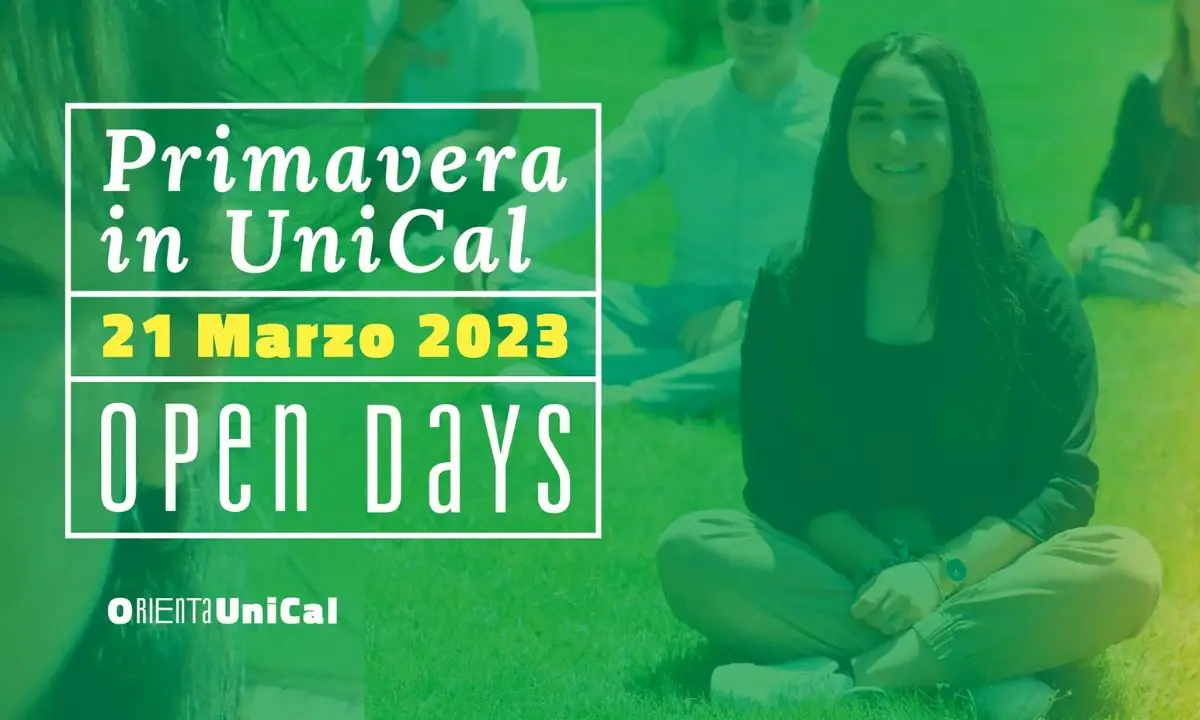 \"Primavera in Unical\": martedì 21 marzo partono gli \"open days\"
