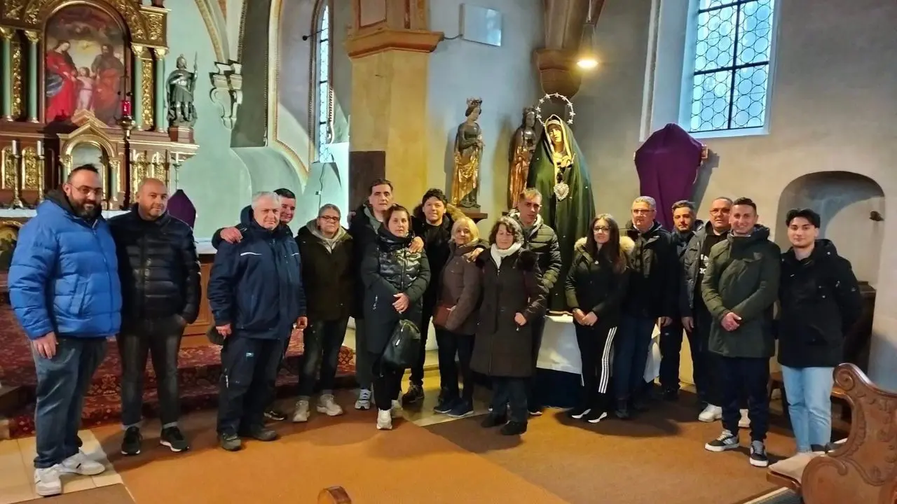 La Madonna Addolorata da Luzzi ad Unterhaching. Folla di fedeli anche in Germania