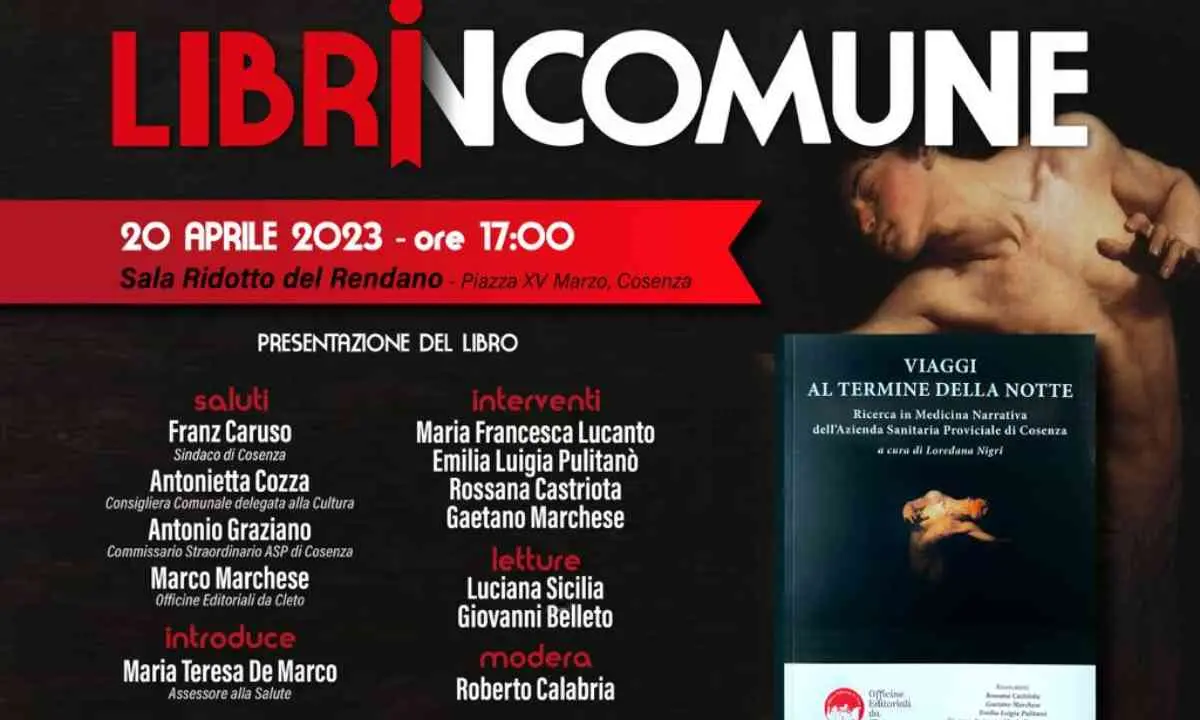 Cosenza, a Librincomune le storie di dipendenza di \"Viaggi al termine della notte\"