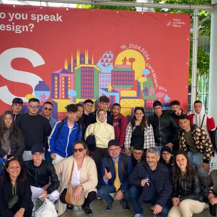 Da Sant'Agata d'Esaro a Rho, gli studenti dell'Ipsia al \"Salone del Mobile 2023\"