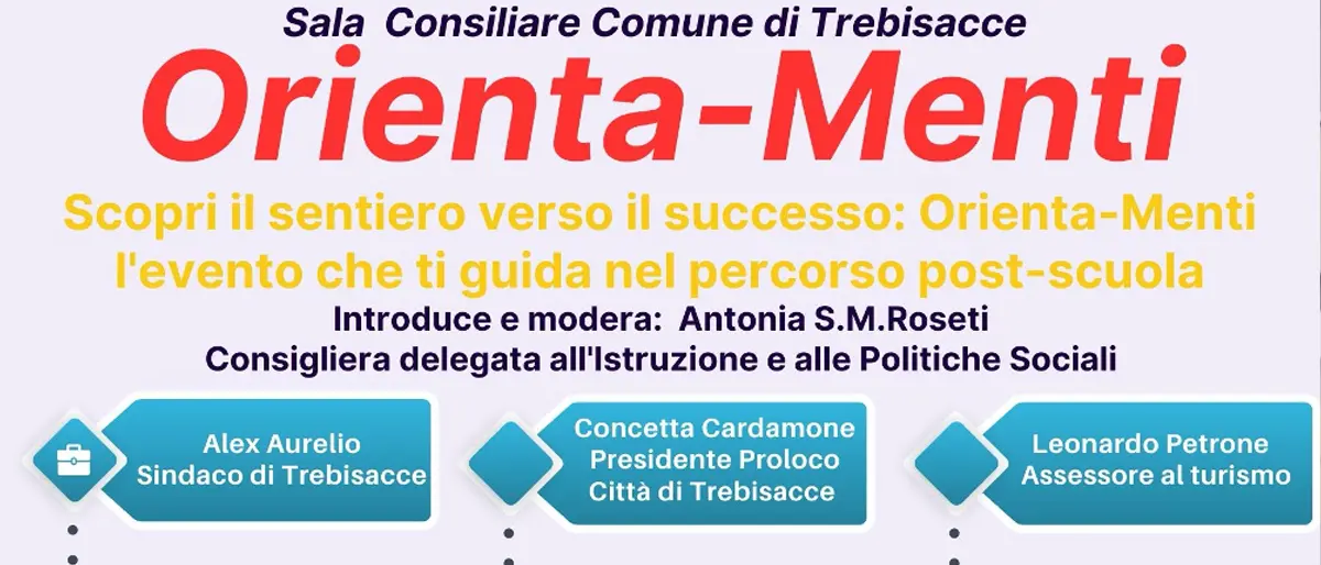 Trebisacce, \"Orienta-Menti\" guida i giovani nei percorsi post-scuola