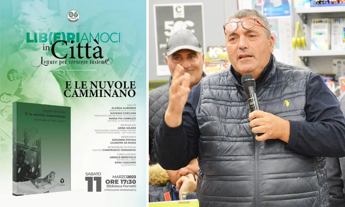 Corigliano Rossano, Angelo Broccolo e le sue nuvole in movimento