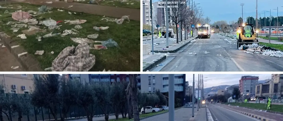 L'area della Fiera di San Giuseppe ripulita in poche ore. De Cicco e Sconosciuto ringraziano gli operai