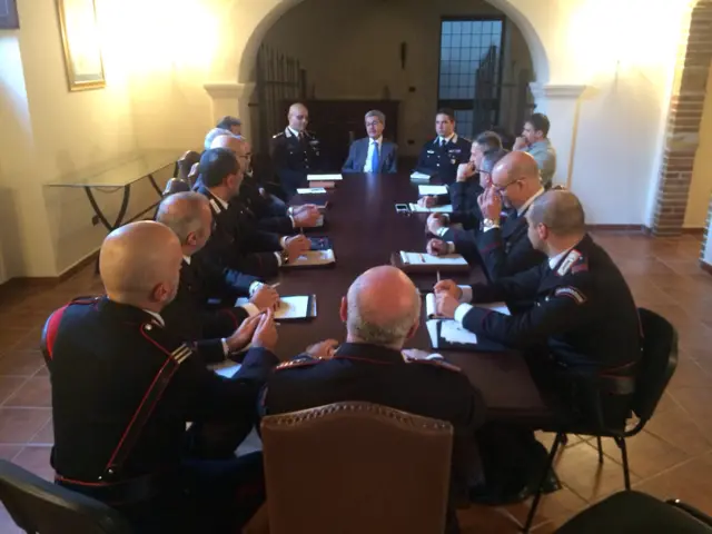 Spagnuolo incontra i carabinieri di Cosenza e fa il punto sulle indagini