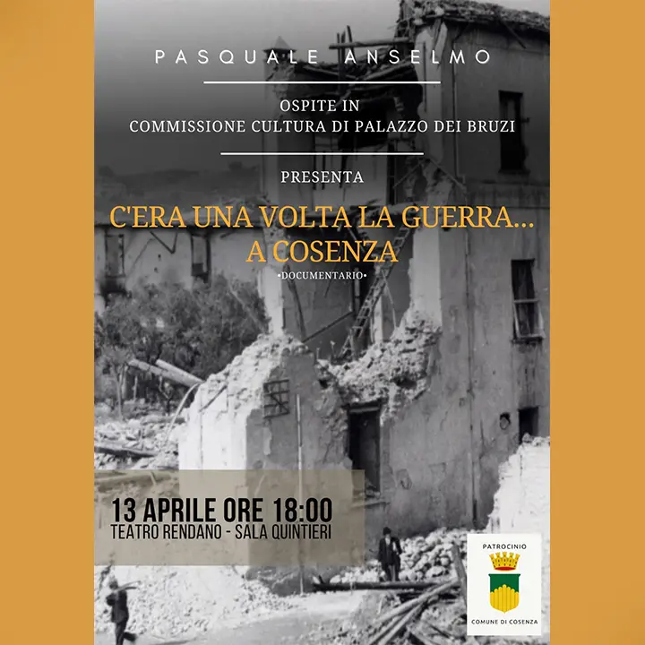 \"C'era una volta la guerra... a Cosenza\". Il radiodramma di Pasquale Anselmo ricorda le bombe sulla città