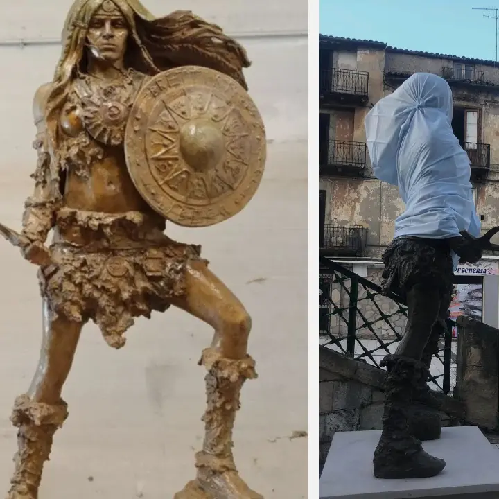 Cosenza, Donna Brettia danneggiata prima dell'inaugurazione. E intanto qualcuno rivuole indietro le statue del MaB