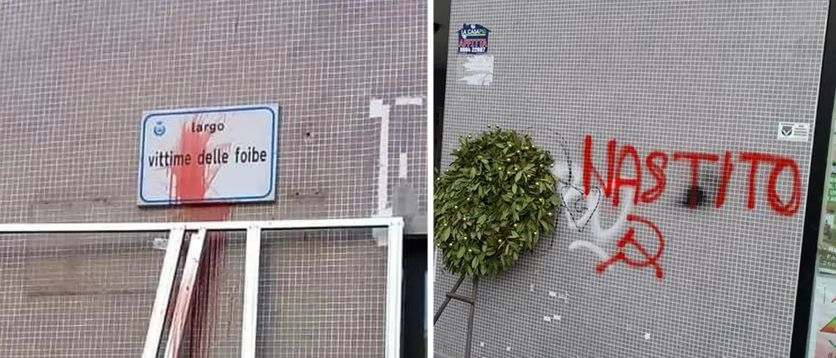 Fratelli d'Italia: «Assurda la rimozione della targa sulle foibe a Cosenza»