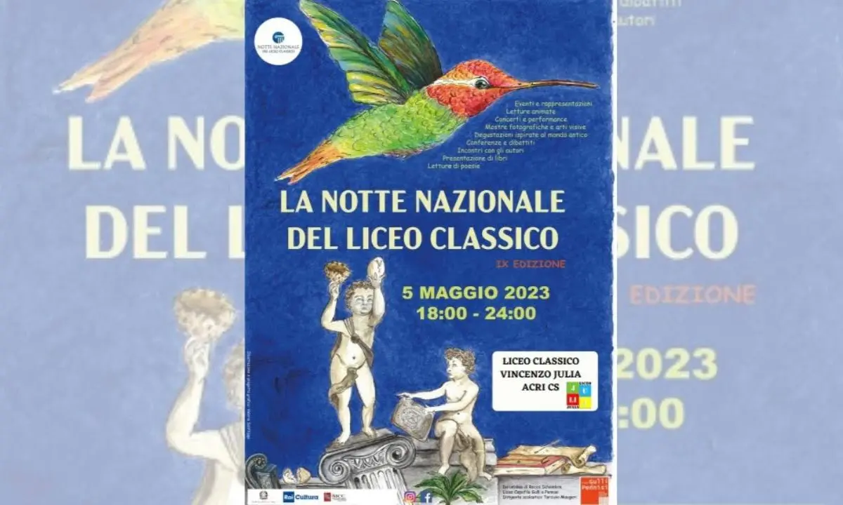 Acri, nona edizione della notte nazionale del Liceo classico