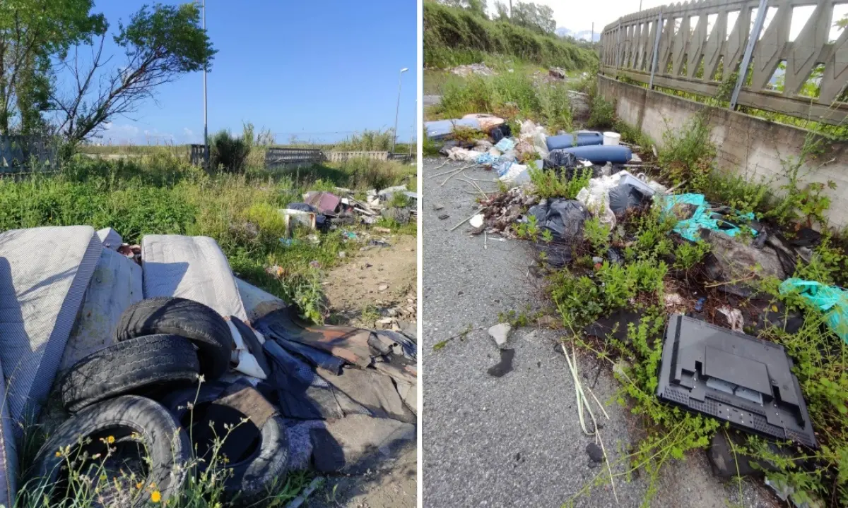 Scalea, la zona industriale è un'enorme discarica: la denuncia di Italia Nostra | FOTO