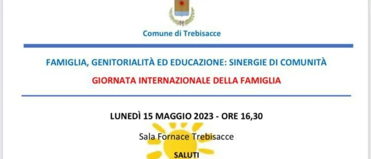 Trebisacce protagonista della giornata dedicata alla famiglia