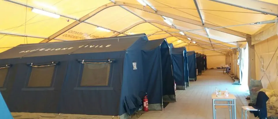 Vigili urbani di Cosenza ad Amatrice: ecco le foto della missione